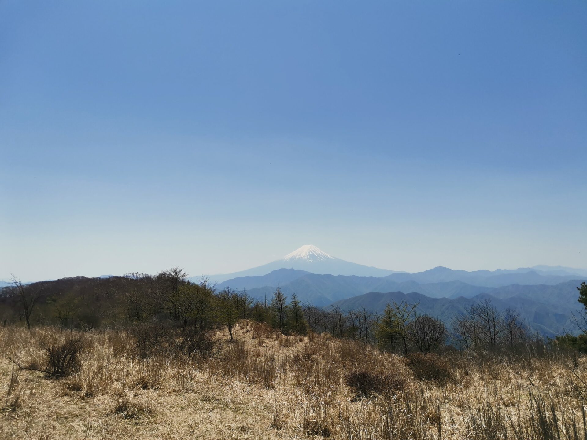 大蔵高丸 富士山 風景