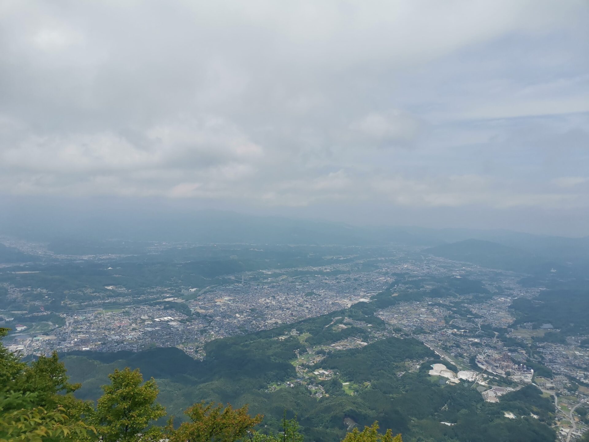 武甲山 山頂 景色
