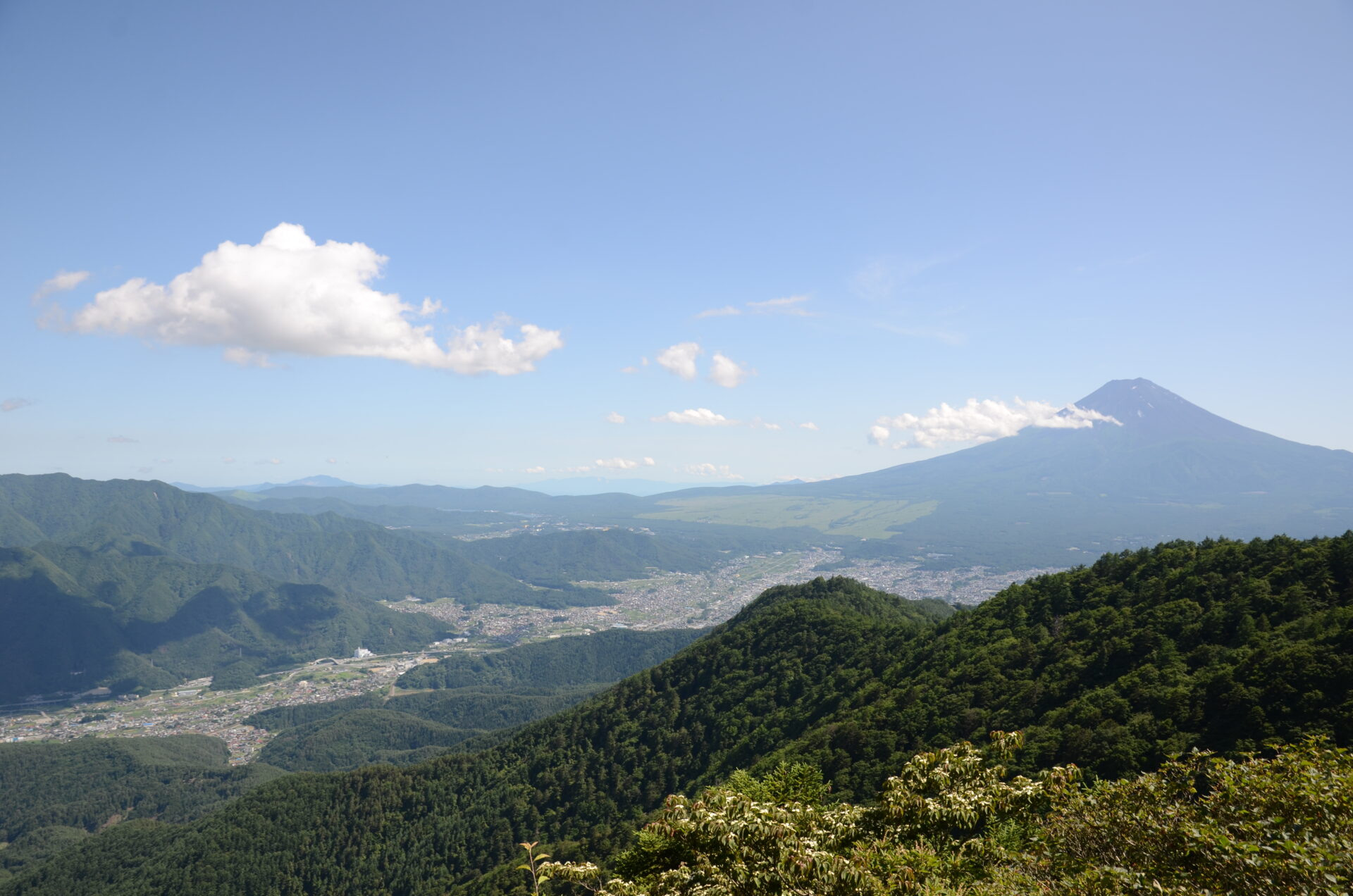 三ツ峠山荘 富士山