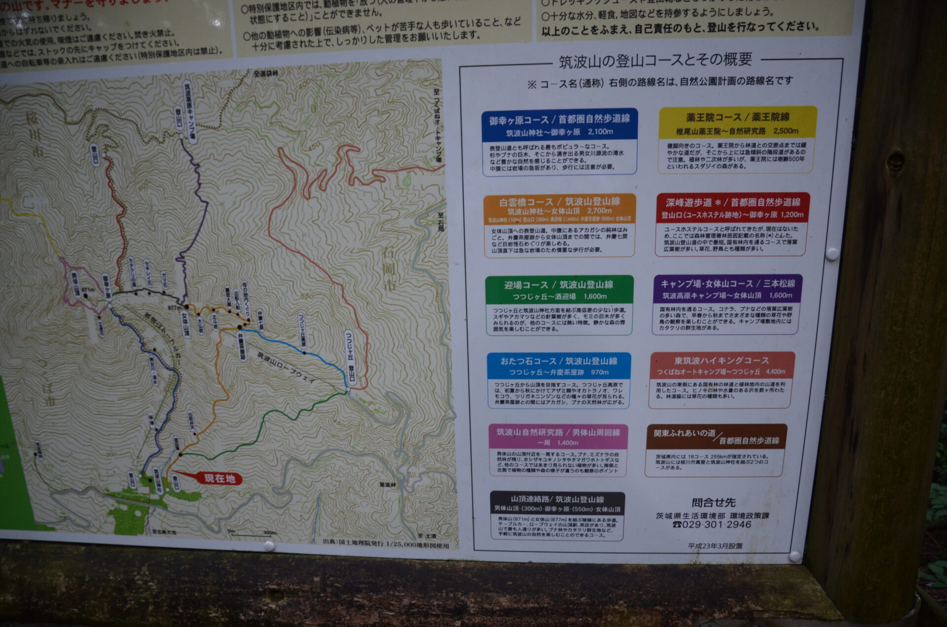 筑波山 コース 地図
