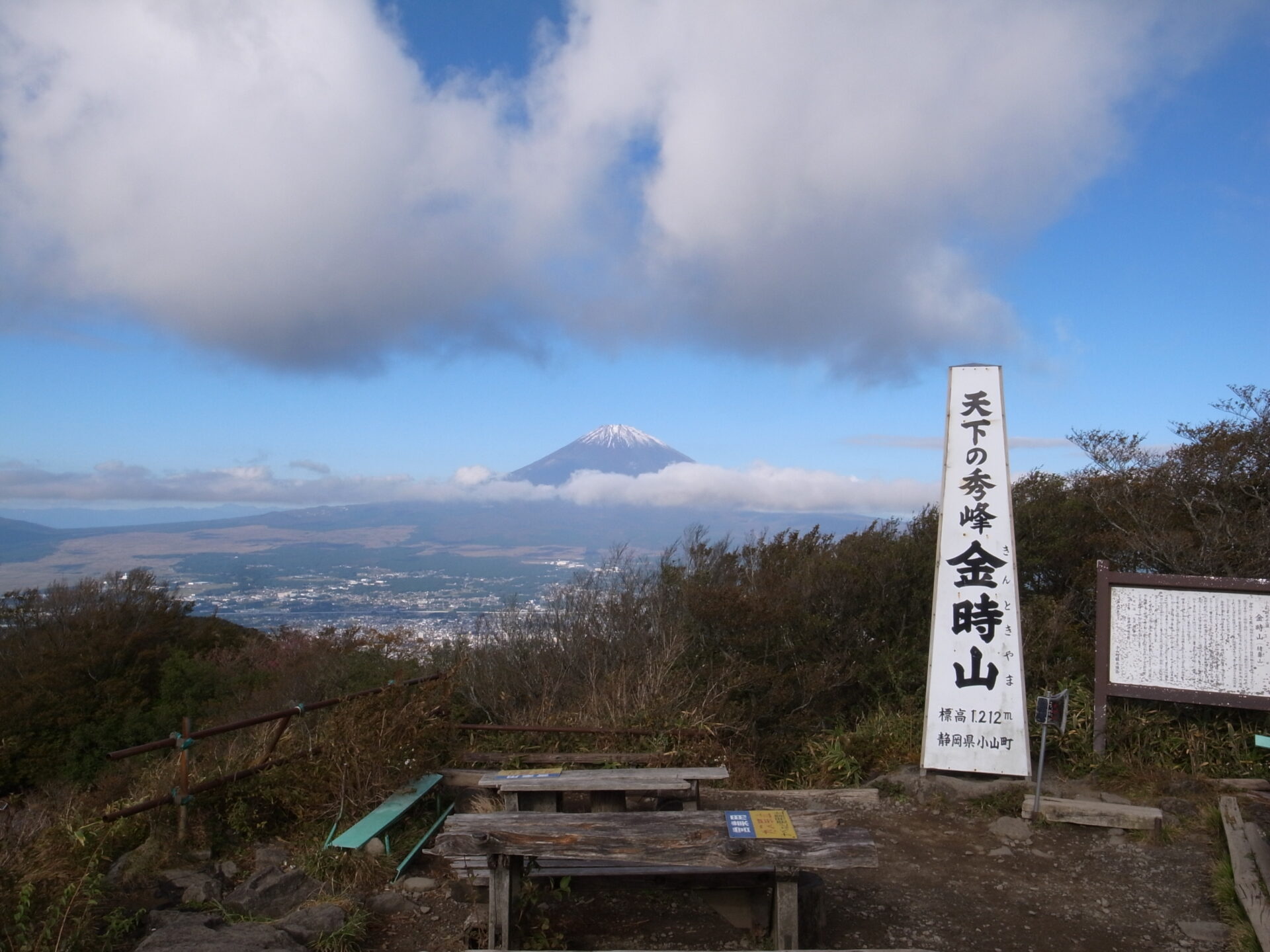 金時山 富士山
