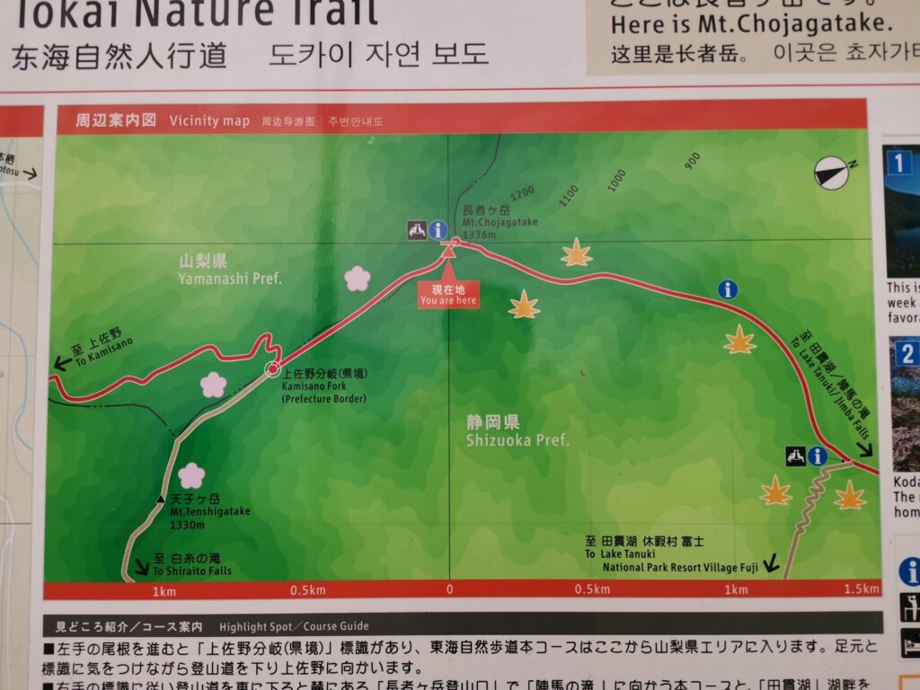 天子ヶ岳 地図