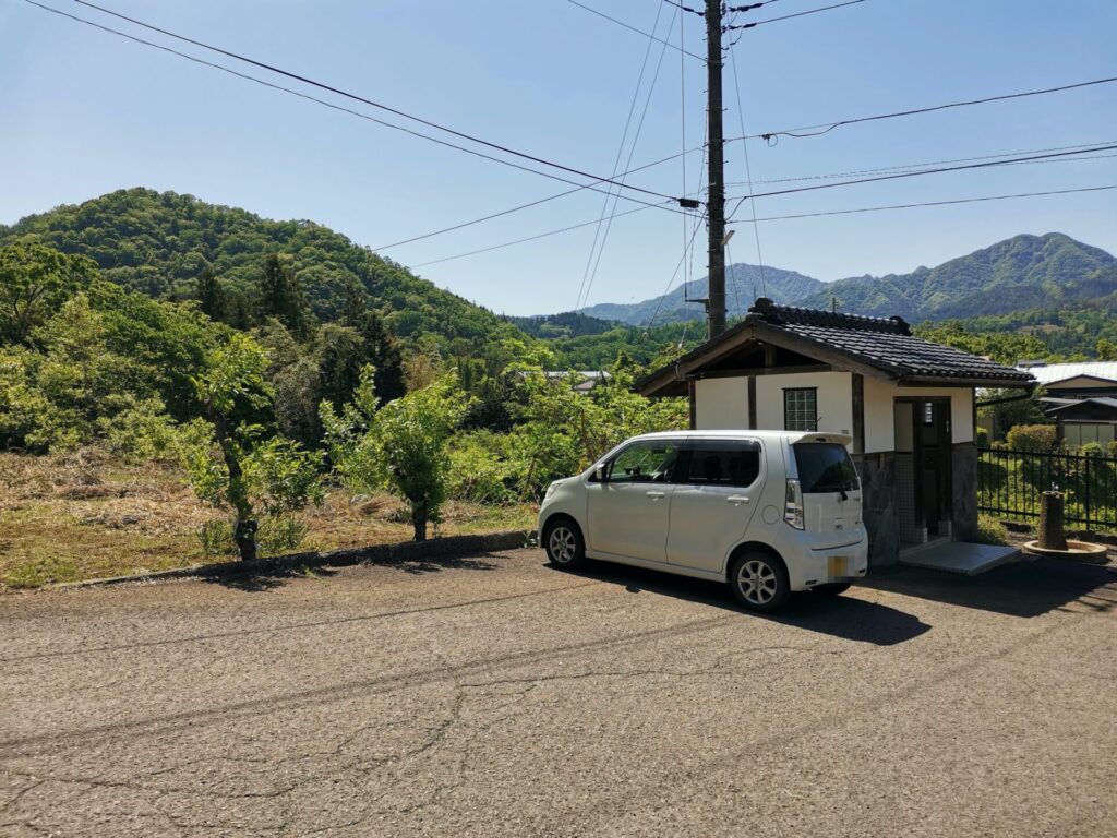 勝山城跡 駐車場