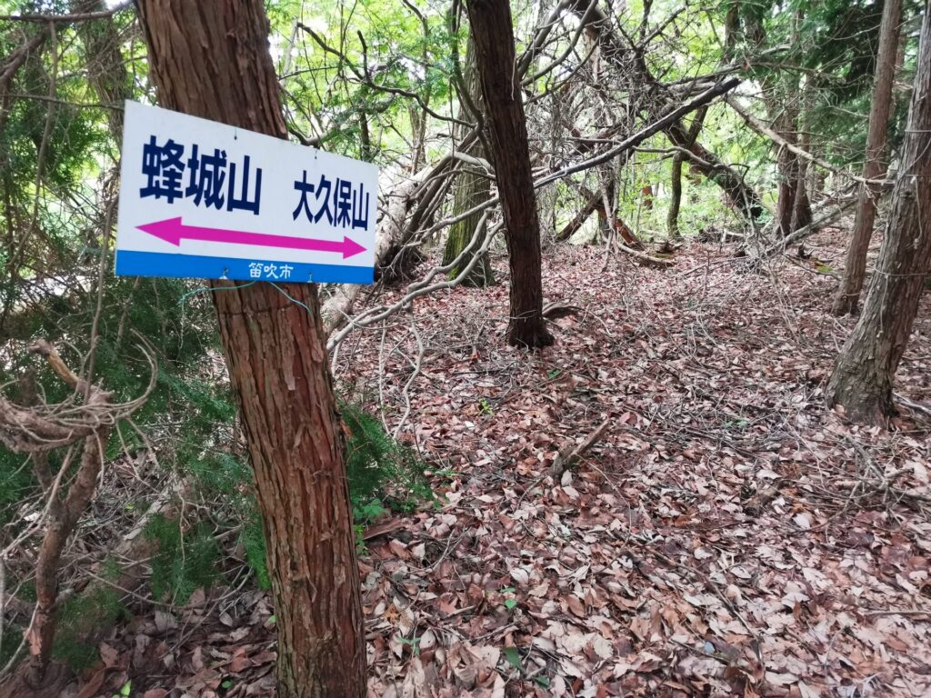 大久保山 道標