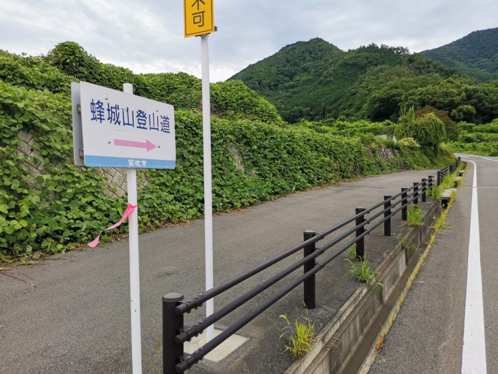 蜂城山登山道