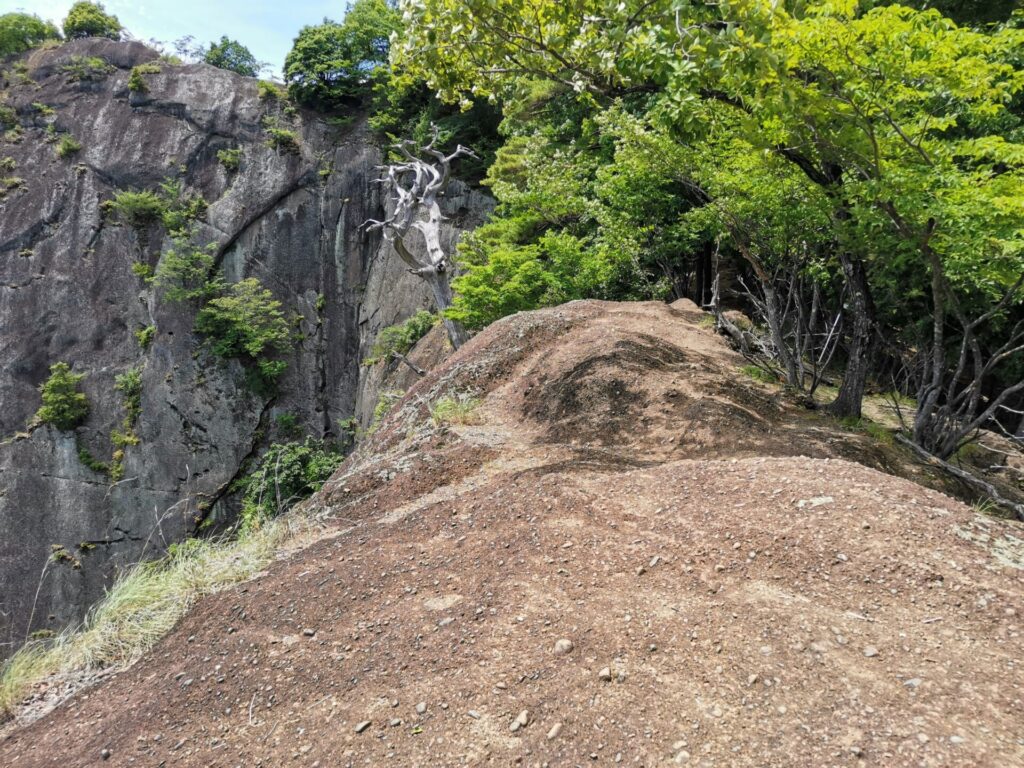 稚児落とし 岩場ルート