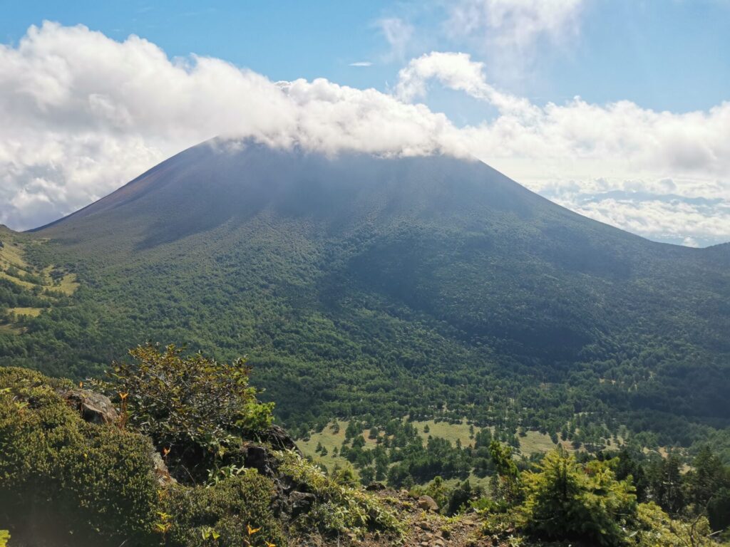 浅間山 雲