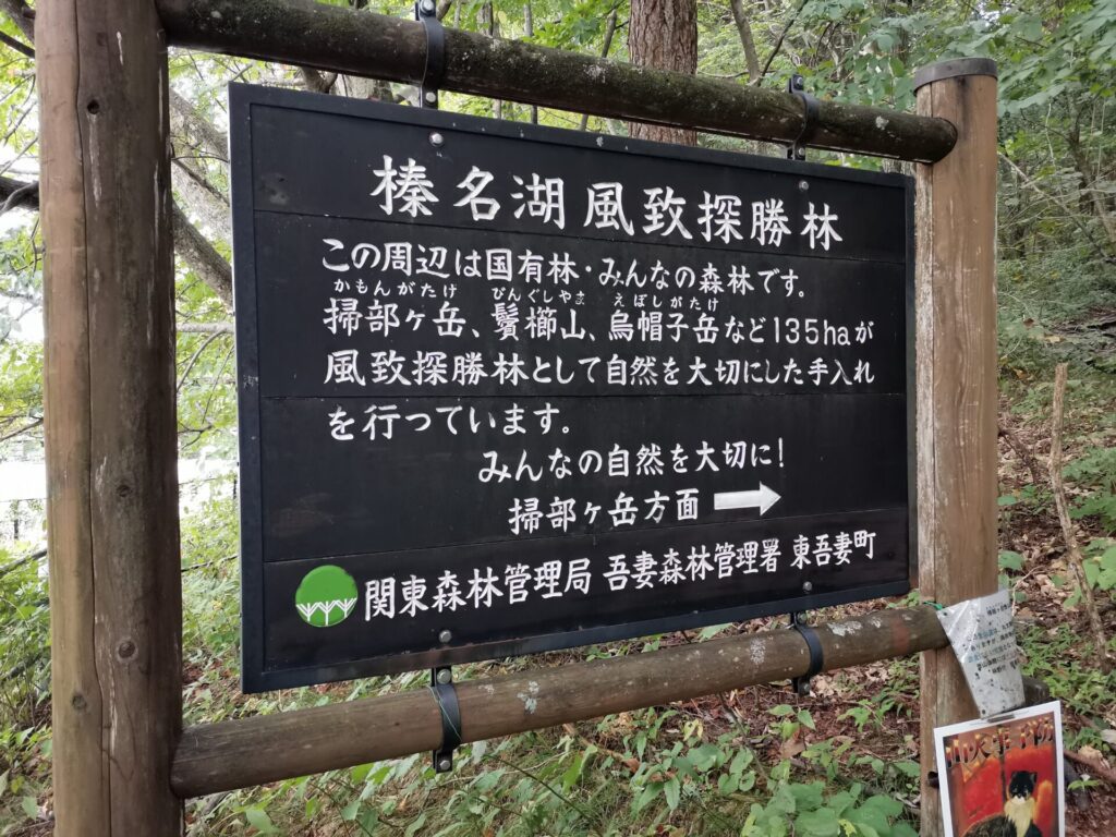 榛名湖風致単勝林