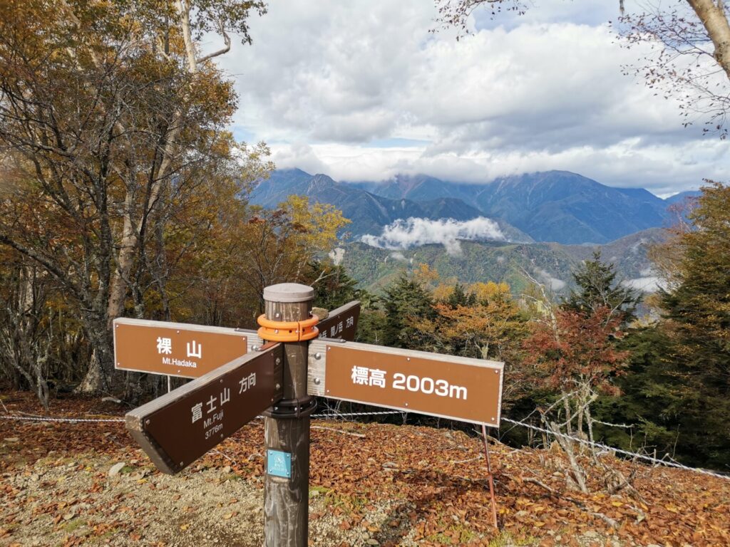 裸山 山頂