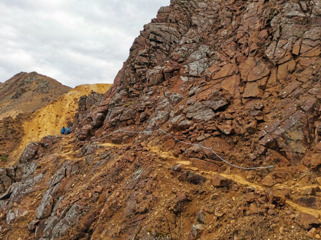 登山道 鎖