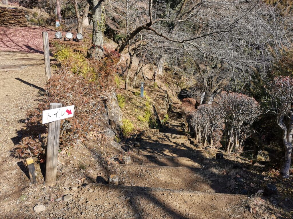 岩殿山 トイレ