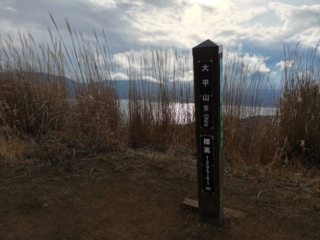 大平山 標柱