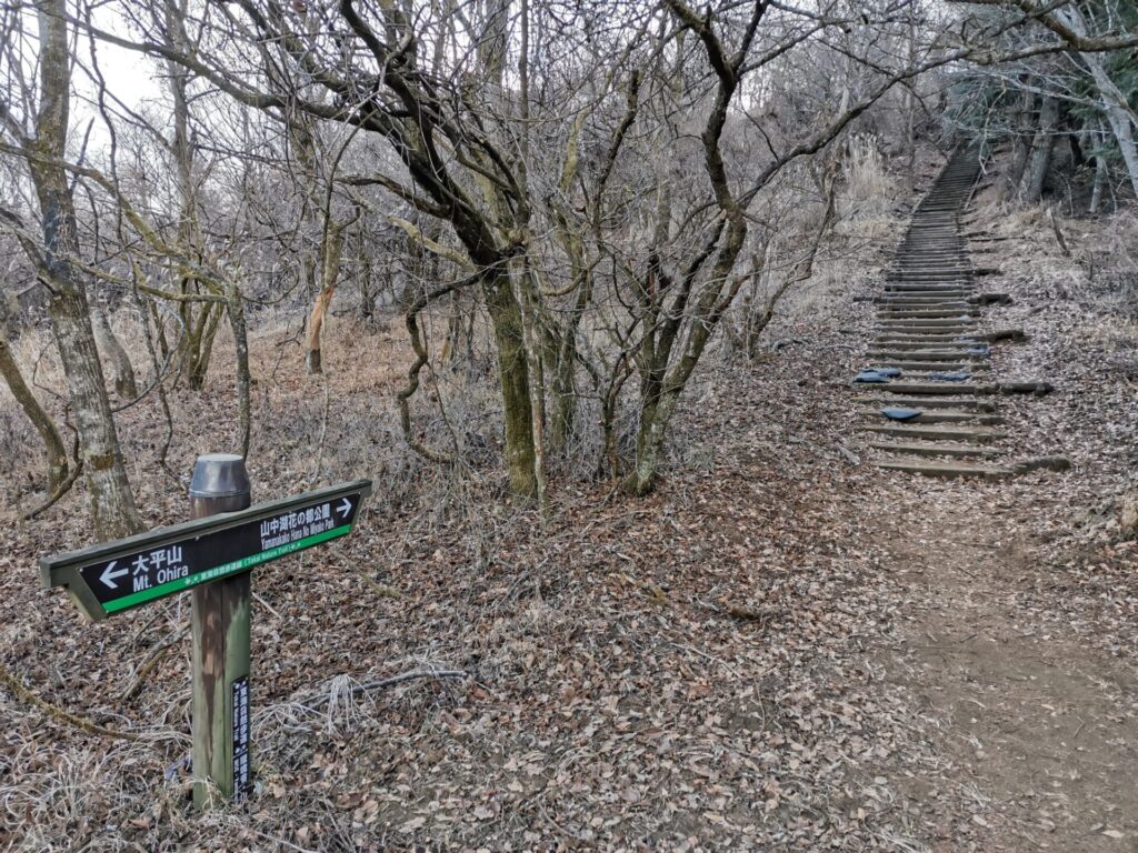 大平山 道標