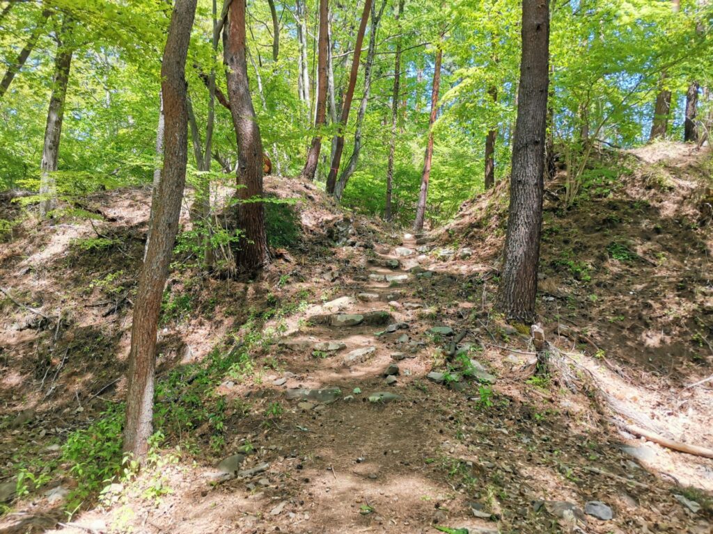 要害山 登山道