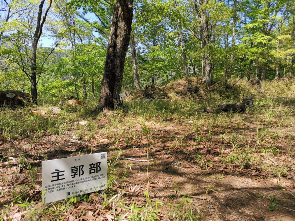 要害山城跡 主郭部