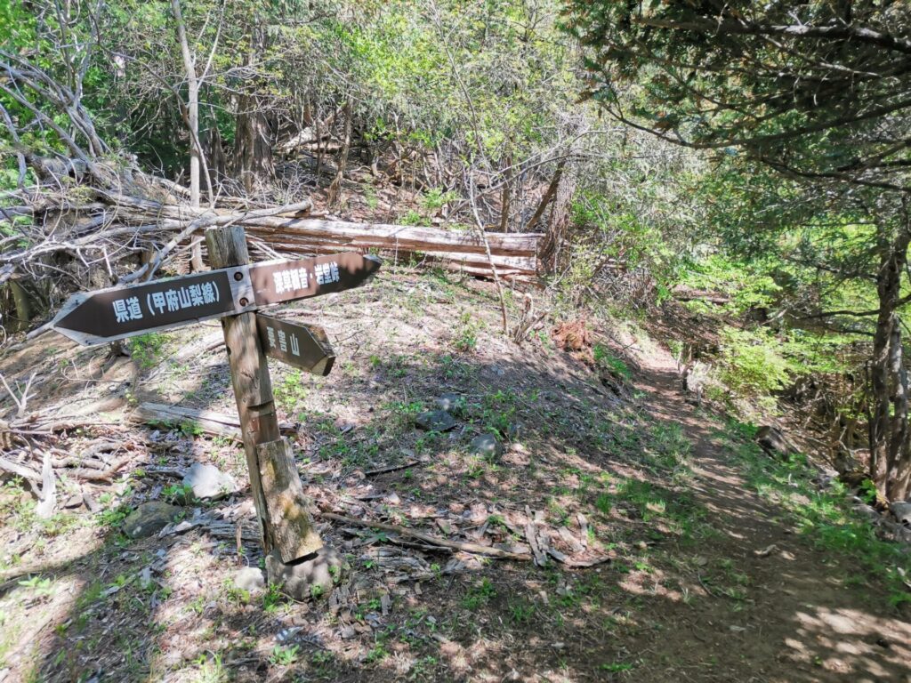 要害山 道標
