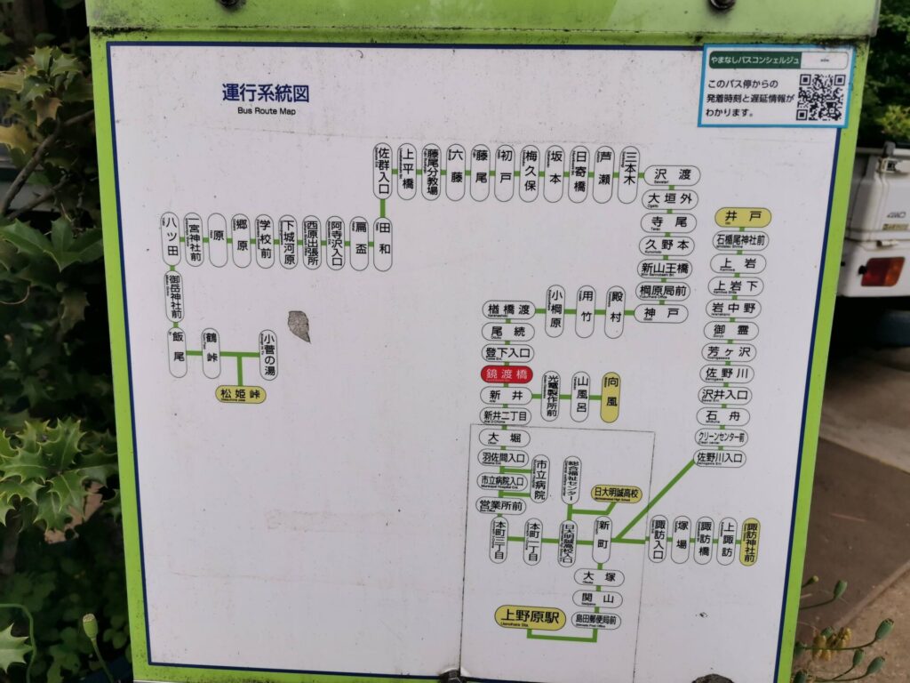 バス 運行系統図