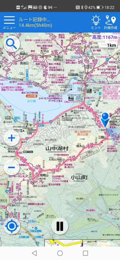 三国山 地図