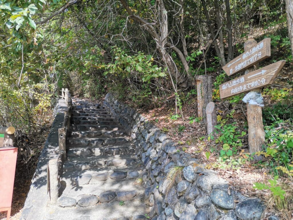 塩ノ山 登り口 石段