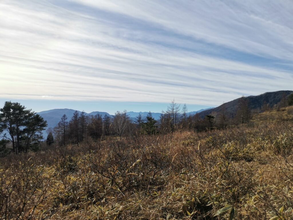 櫛形山 南アルプス