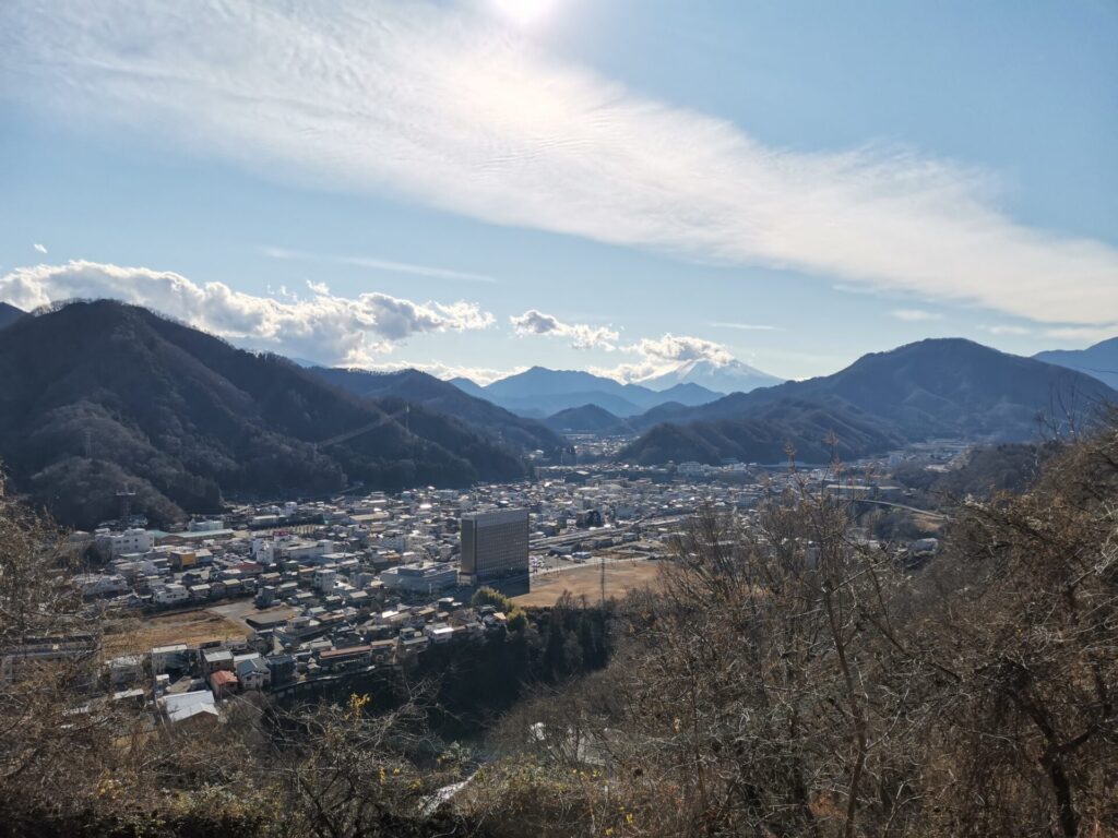 富士山 大月市街