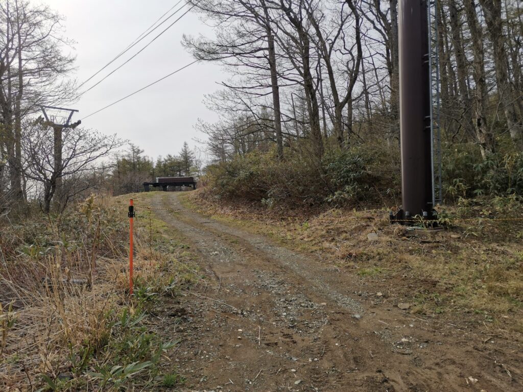 登山道 トラロープ