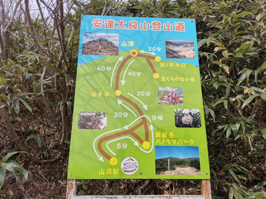 安達太良山 地図