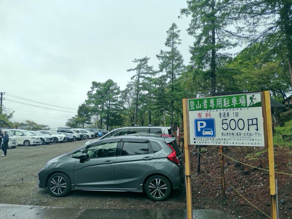 二荒山神社中宮祠登山者用第2駐車場