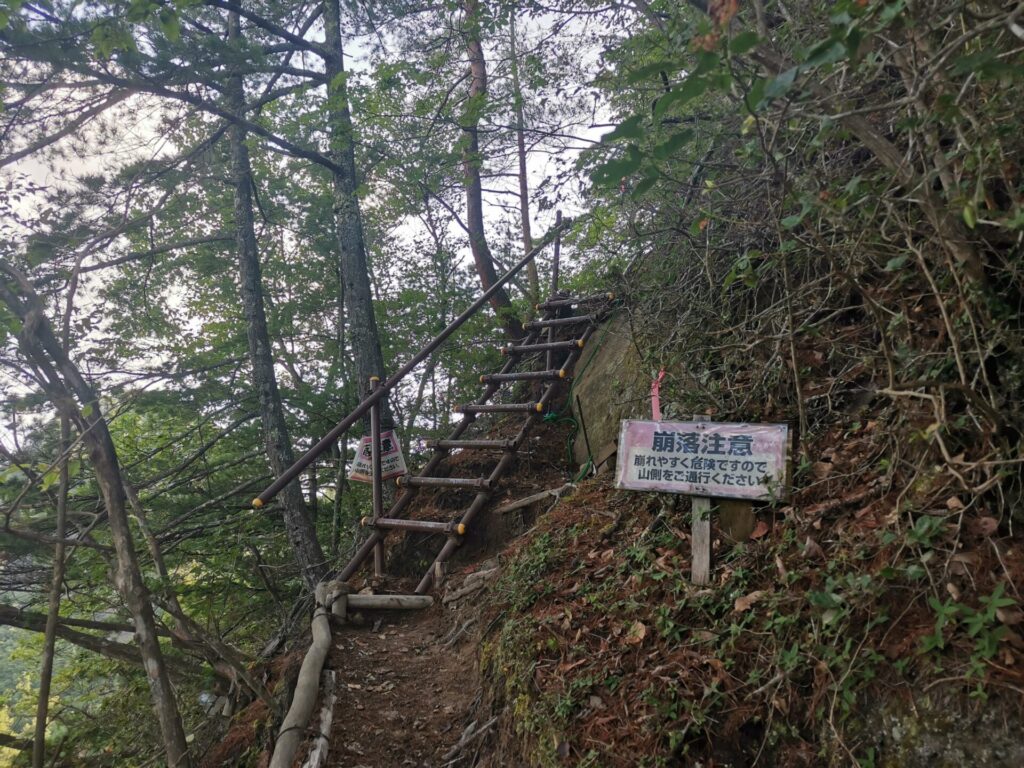 登山道 はしご
